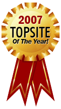 Top Sites of America won Topsite of the Year 2007 Award!