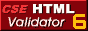 HTML Checked with CSE HTML Validator 6