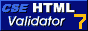 HTML Checked with CSE HTML Validator 7