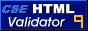HTML Checked with CSE HTML Validator 9