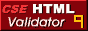HTML Checked with CSE HTML Validator 9