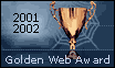 2001 Golden Web Award - Intl. Assn. of Webmasters and Designers