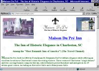 Maison DuPre - Inn of Historic Elegance in Charleston, SC Maison DuPre = Inn of Historic Elegance in Charleston, SC