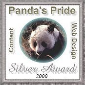 Panda's Pride Silver Award 2000