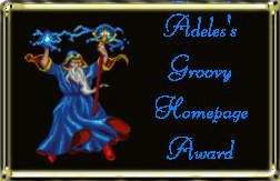 Adelee's Groovy Homepage Award