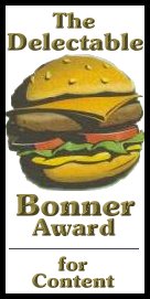 The Delectable Bonner Award! (For Content)