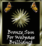 Bronze Sun For Webpage Brilliance!