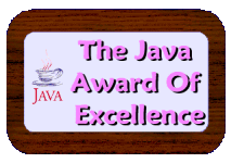 The Java Award Of Excellence!