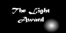The Light Award - We wanted this one very much!