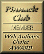 Pinnacle Club Web Author's Choice Award!