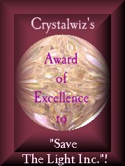 Crystalwiz's Award of Excellence