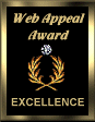 Web Appeal Award of Excellence!