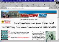 Home page of Stop Foreclosure Center